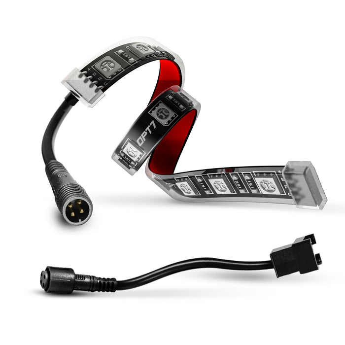 AURA LED Strip with Waterproof Connector With Extension Wire