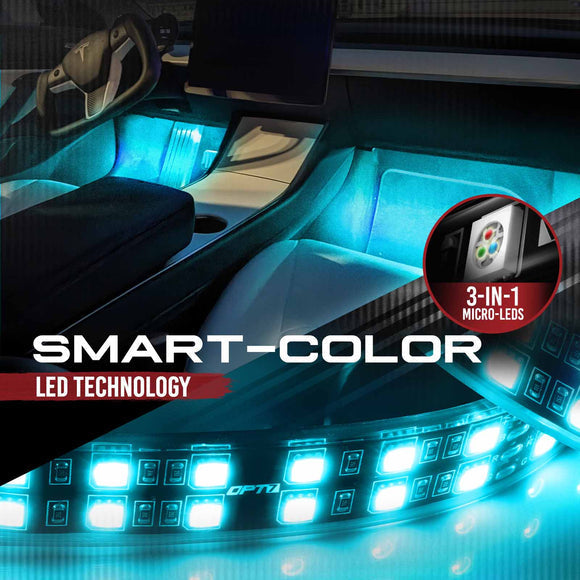 AURA LED Strip with Waterproof Connector With Extension Wire