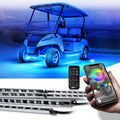 AURA PRO Golf Cart Aluminum Underbody Glow LED Lighting Kit Bluetooth APP and Remote Control