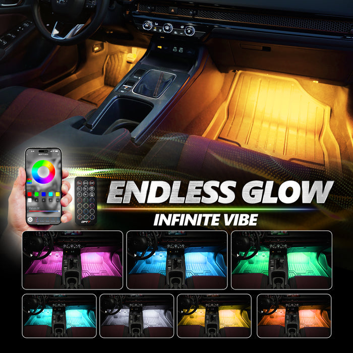 AURA PRO Under The Hood Bundle ( Interior LED Kit + Engine bay LED Kit + Grille LED Kit ) - Bluetooth Enabled APP