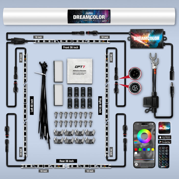 AURA Truck LED Aluminum Underglow DreamColor Lighting Kit