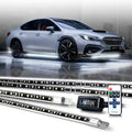 AURA White LED Aluminum Underglow Lighting Kit