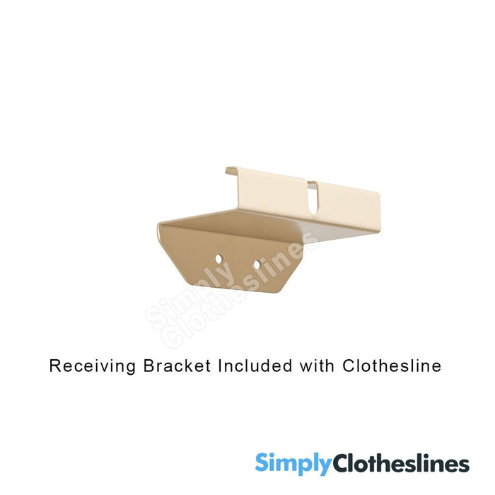 Detailed view of the receiving bracket, colour Classic Cream.