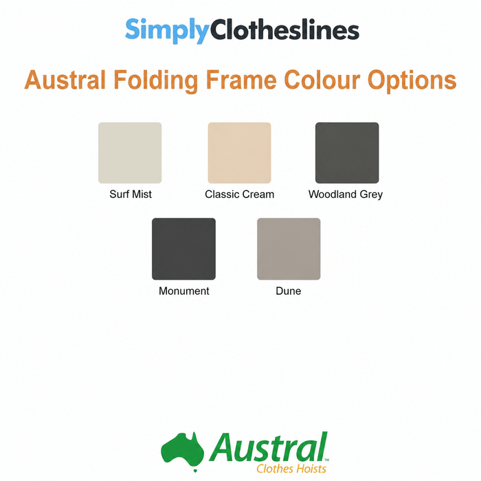 Austral Compact 39 Fold Down Clothesline - Simply Clotheslines