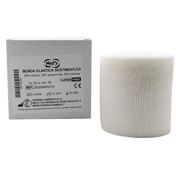 Benda elastica coesiva SUSTINEAFLEX cm 10 x 20 metri