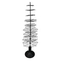 Black Glitter Spider Web Tree with LED Lighting - 24" Tall