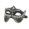 Black Jeweled Half Mask from the 2026 Moonlight Masquerade Halloween collection at Roger's Gardens
