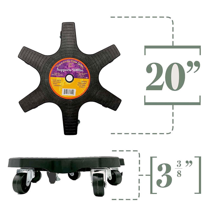 Black Plant Caddie - 20" - Roger's Gardens