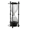 Black Sand Hour Glass - 13" Tall from the 2026 Moonlight Masquerade Halloween collection at Roger's Gardens