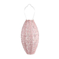 Blush Solar Pod Lantern - 15" - Roger's Gardens