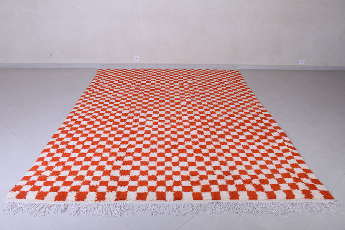Checkered Moroccan rug - Moroccan Berber red rug - Custom Rug - custom moroccan rugs
