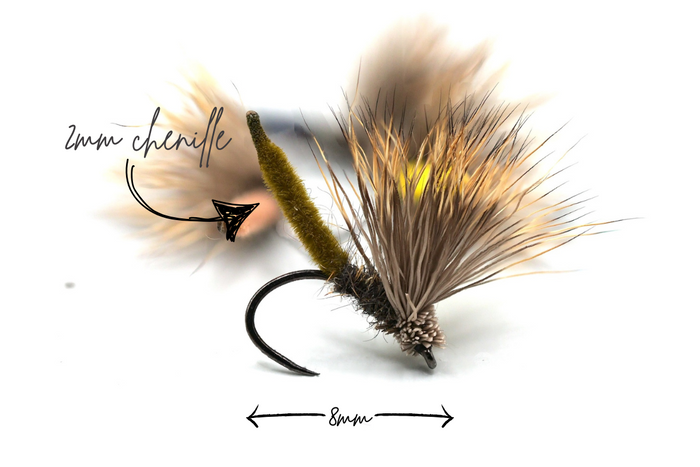 Bosnian Detached Body Caddis/Sedge Selection