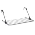 Brabantia 4.5m Hanging Drying Rack viewed from the side against a white background.