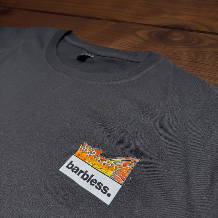 Brown Trout Tail - Long Sleeve T-Shirt (Espresso)