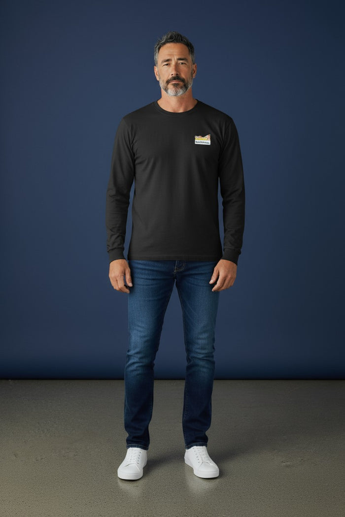 Brown Trout Tail - Long Sleeve T-Shirt (Espresso)