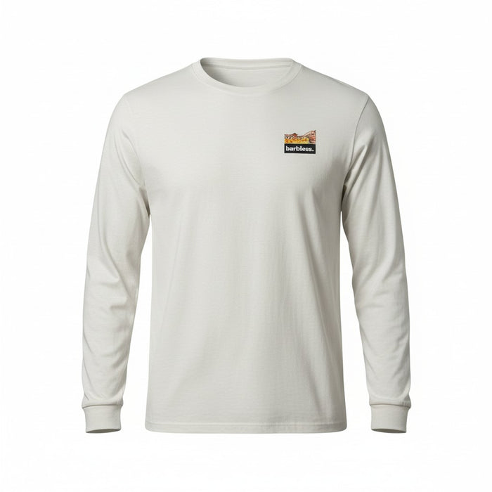 Brown Trout Tail - Long Sleeve T-Shirt (Latte)