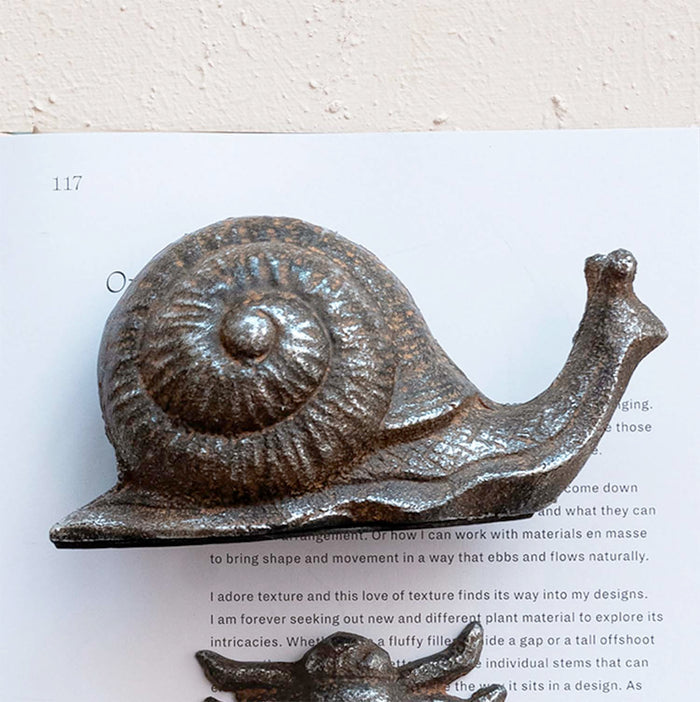 Cast Iron Snail - 3" Tall