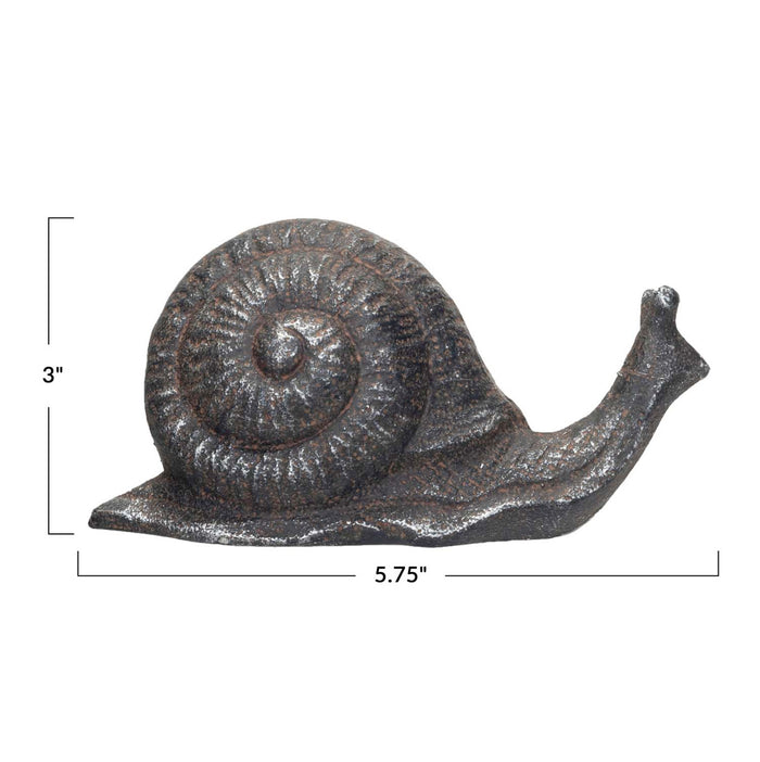 Cast Iron Snail - 3" Tall
