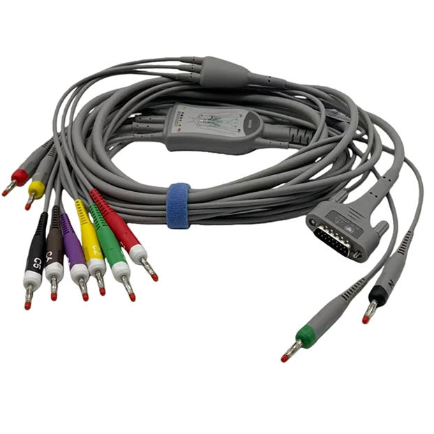 Cavo paziente ECG 10 terminazioni per PC-ECG Edan SE-1515 / DP12