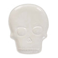 Ceramic Dolomite Skull Platter from the 2026 Moonlight Masquerade Halloween collection at Roger's Gardens