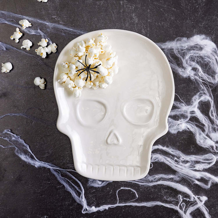 Ceramic Dolomite Skull Platter
