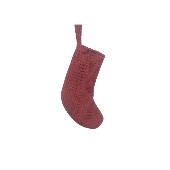 CF-3685 - Cranberry CC Stocking Ornament