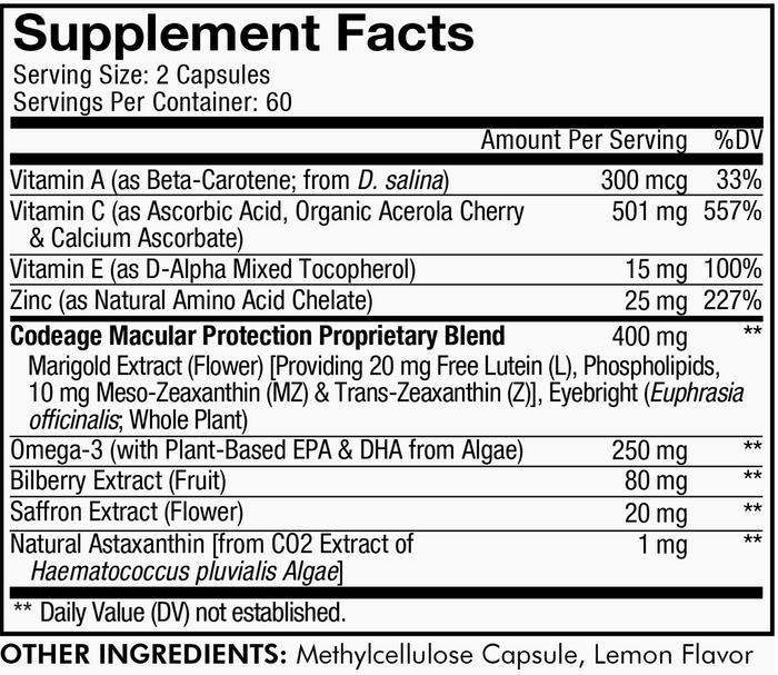 Codeage Eyes Vitamins Capsules 3