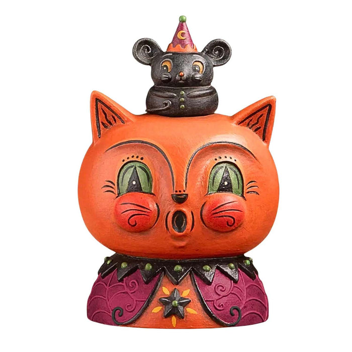 Copper Cat & Merlin Mouse from the 2026 Moonlight Masquerade Halloween collection at Roger's Gardens