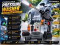 Cordless Pressure Washer 48V – Car, Solar Panel & Bike Wash | 2 Nozzles, Foam Pipe & Bottle