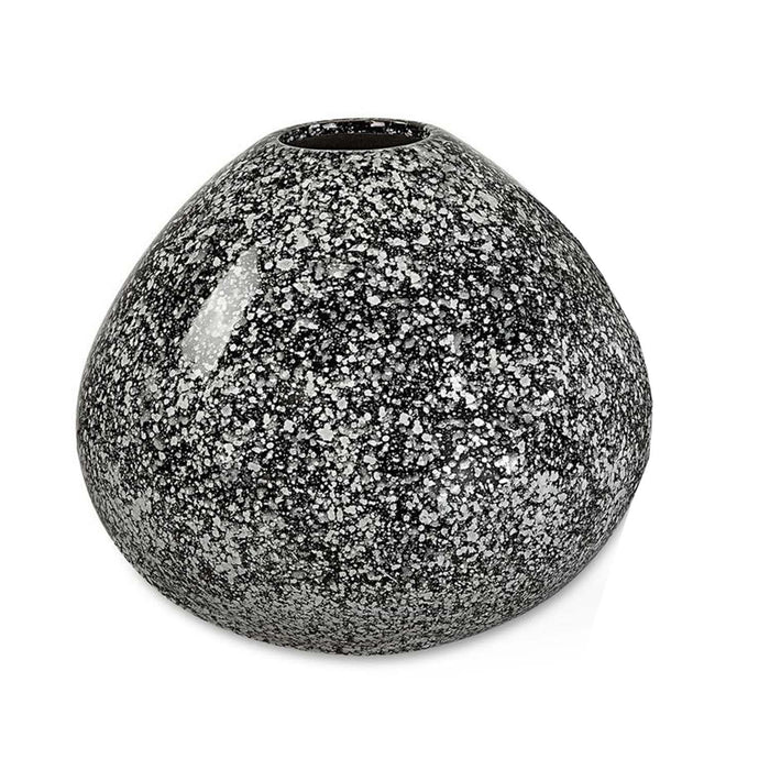 Cosmic Black White Vase - Small
