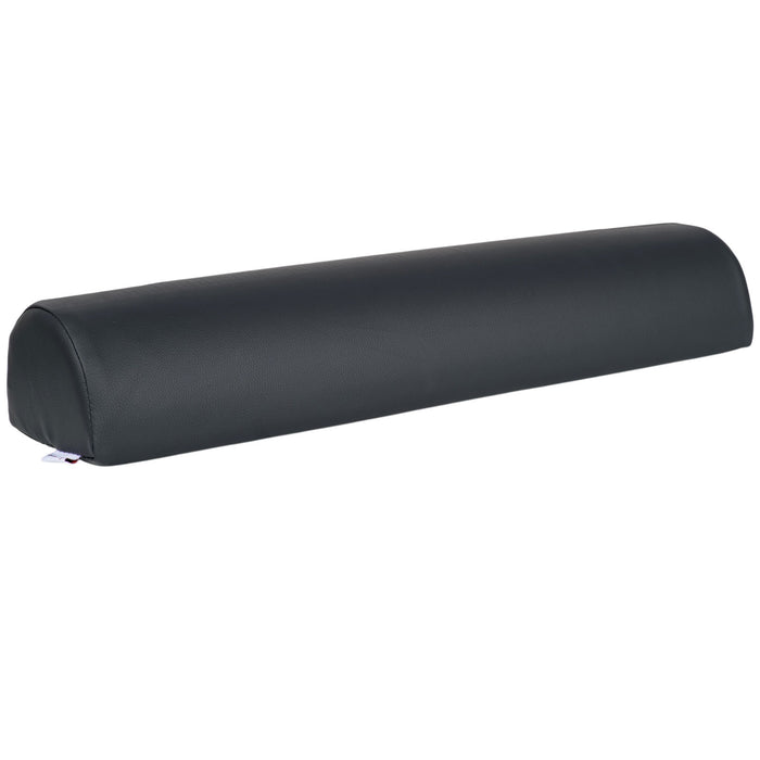 Cuscino cilindrico semicircolare 60x15x10 cm - K515 Nero