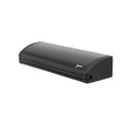 Daytek 6 line retractable clothesline closed in black wall mounted housing with 42 metres of hanging space.