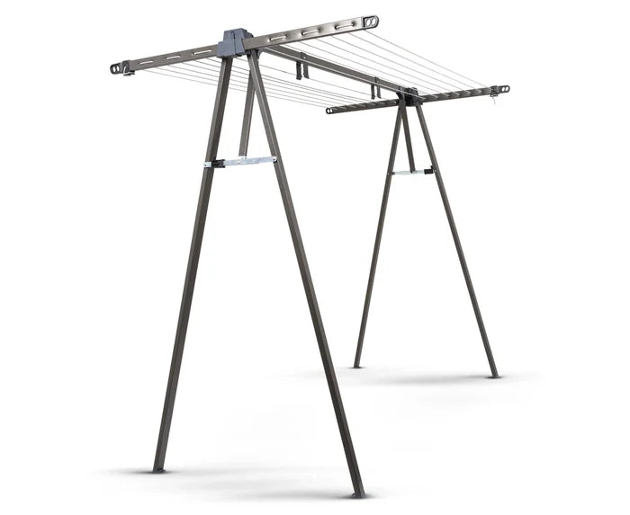 Daytek A Frame portable clothesline with 14 lines and 22 metres of hanging space for flexible indoor or outdoor drying.
