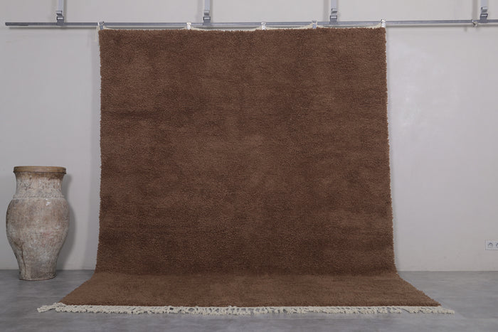 Brown Berber area rug - Custom Moroccan rug - new rugs