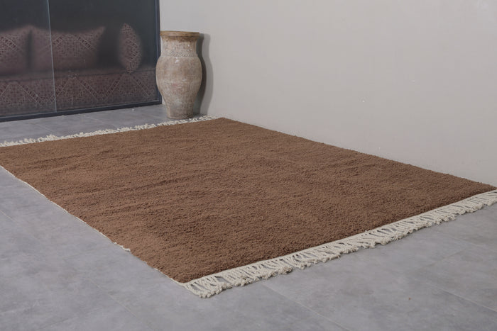 Brown Berber area rug - Custom Moroccan rug - new rugs