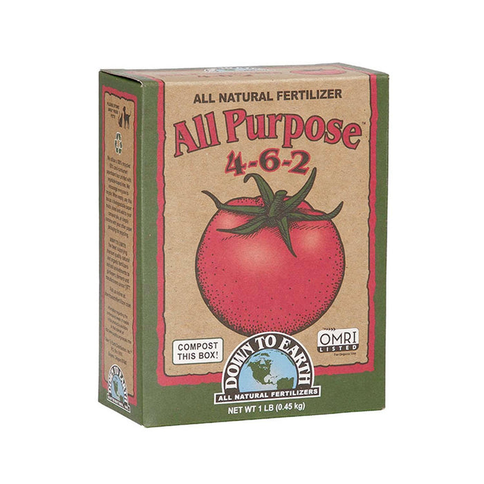 Down To Earth Organic All Purpose Fertilizer - 1lbs - Roger's Gardens