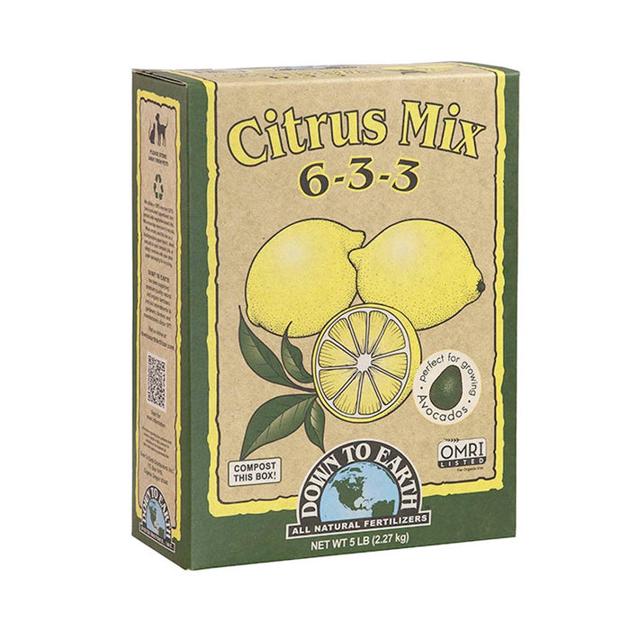 Down To Earth Organic Citrus Mix Fertilizer - 5lbs - Roger's Gardens