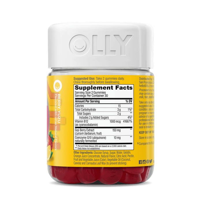 840160202117 detail Extra Strength Daily Energy Go-Getter Gummy product carousel image