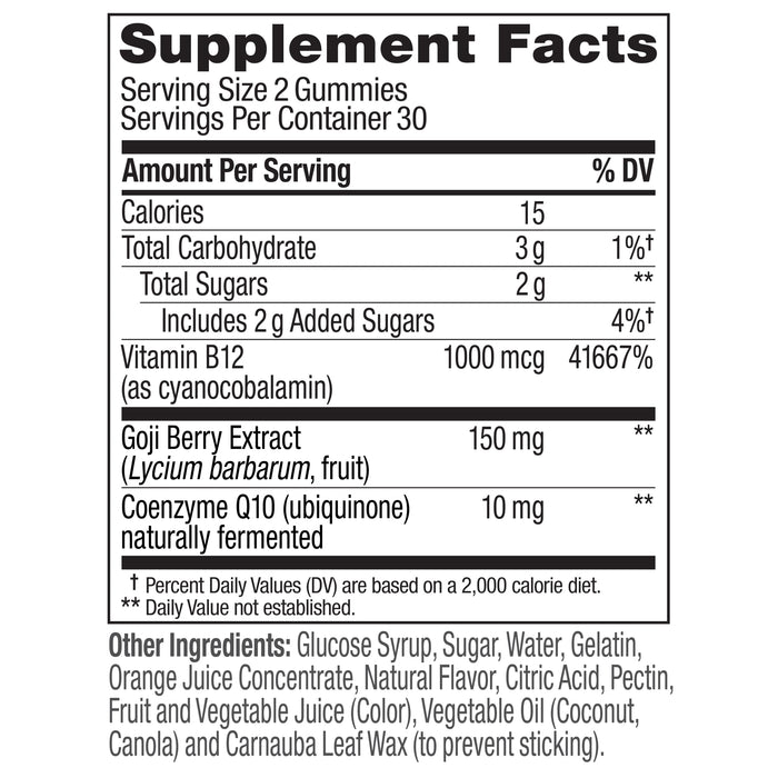 840160202117 sup-facts Extra Strength Daily Energy Go-Getter Gummy product carousel image