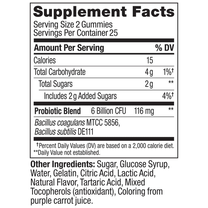852933008437 sup-facts ExtraStrengthProbiotics GutHealth Gummy product carousel image