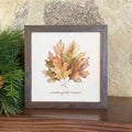 Fall Leaves - Custom Framed Sign
