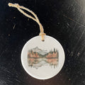 Fall Mountain Lake Scene - Ornament