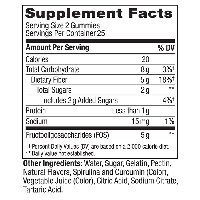 840160201776 sup-facts Fiber Gummy Rings Gut Health Gummy Ring product carousel image