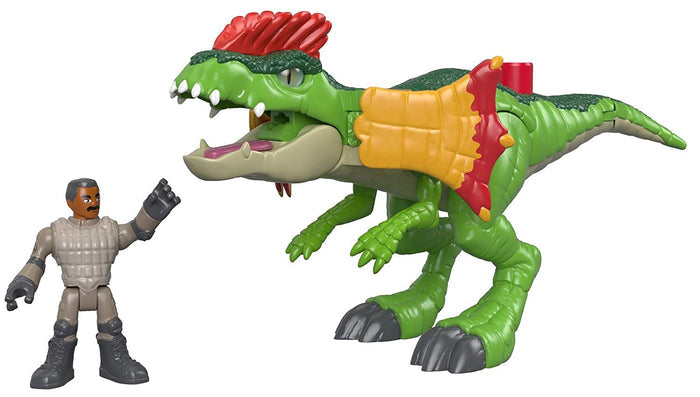 Fisher-Price Imaginext Jurassic World, Dilophosaurus and Agent