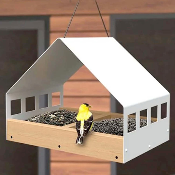 Fly-Thru Bird Platform Feeder