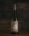 A bottle of Fowles Are You Game Chardonnay.