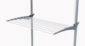 FoxyDry Wall aluminium side bracket and hinge detail – heavy duty height adjustable wall mounted drying rack system.