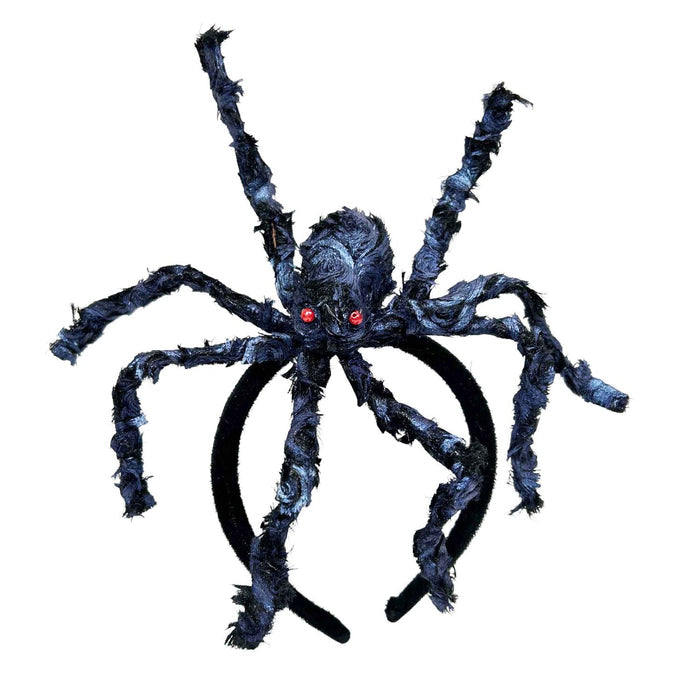 Furry Spider Headband - 12" Wide from the 2026 Moonlight Masquerade Halloween collection at Roger's Gardens