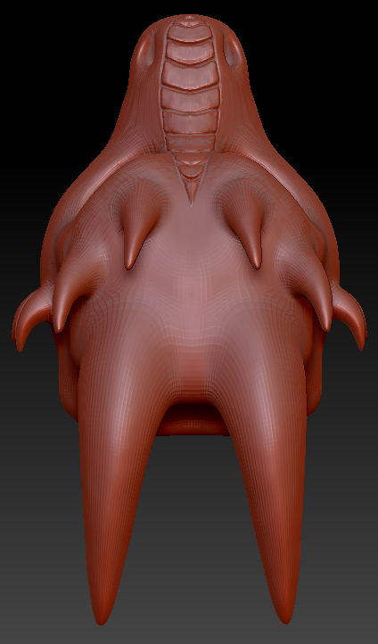 Gender Neutral Round-nosed Dragon Head Base Complex Variant 2