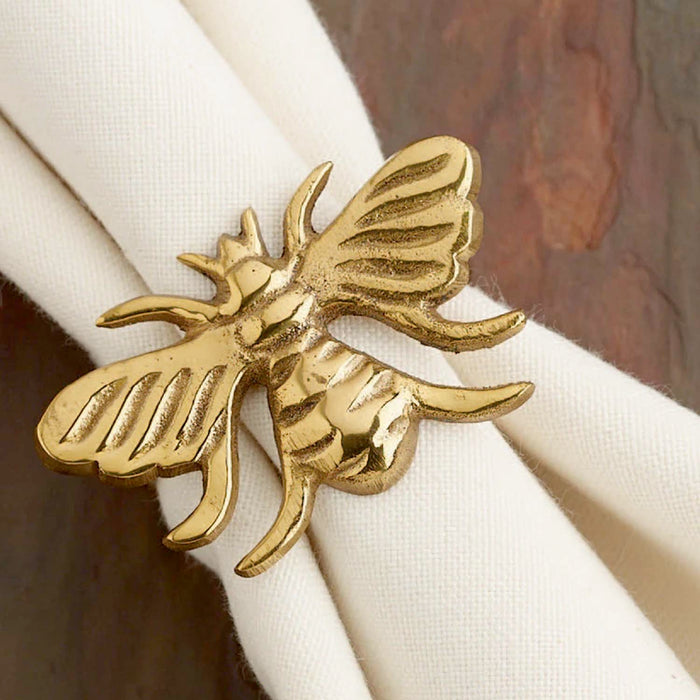 Gold Bee Napkin Ring